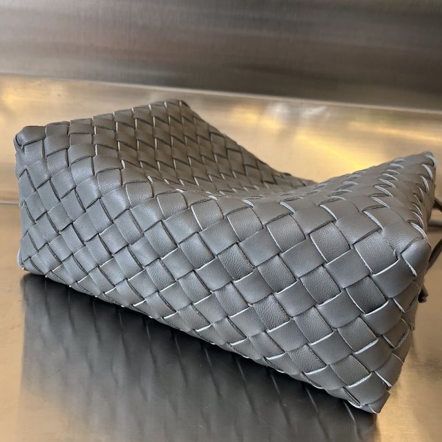 BV original lambskin medium loop camera bag 680256 thunder