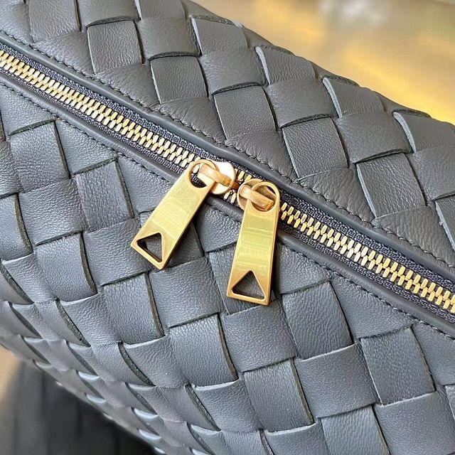 BV original lambskin medium loop camera bag 680256 thunder