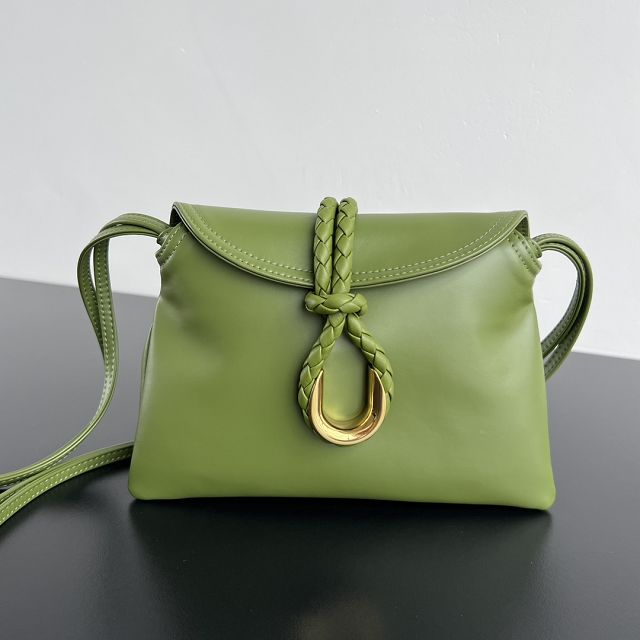 BV original calfskin baby liberta bag 826147 matcha