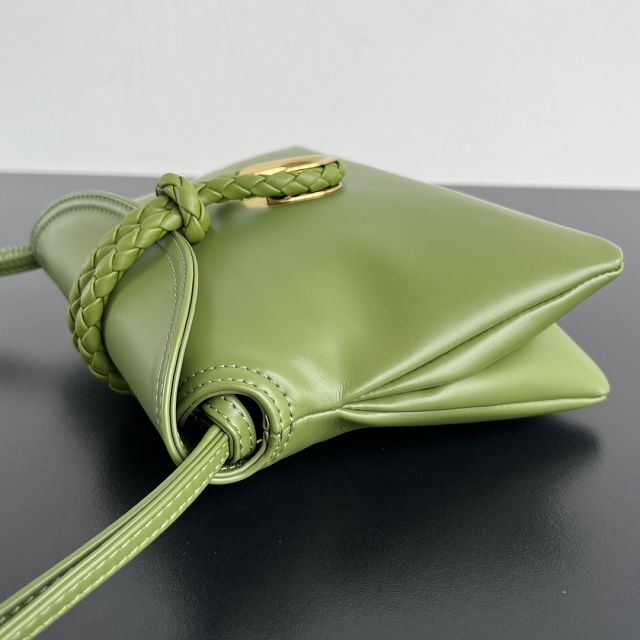 BV original calfskin baby liberta bag 826147 matcha