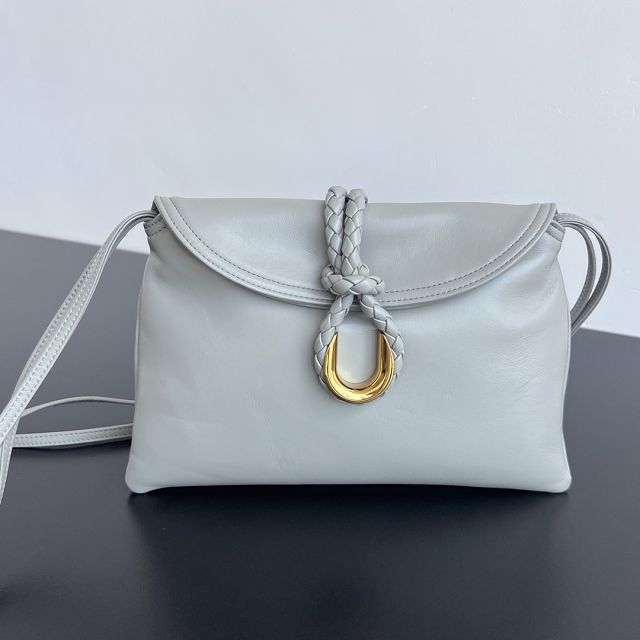BV original calfskin small liberta bag 806030 agate grey