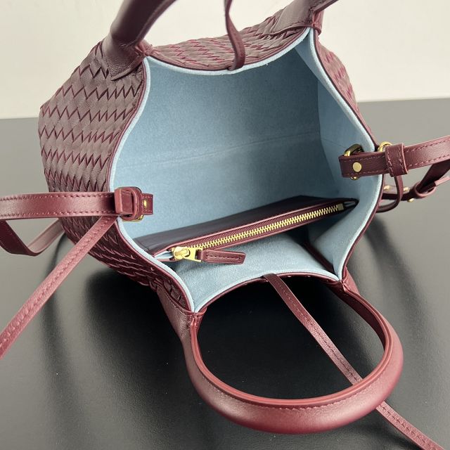 BV original calfskin small pinacoteca tote bag 819004 barolo