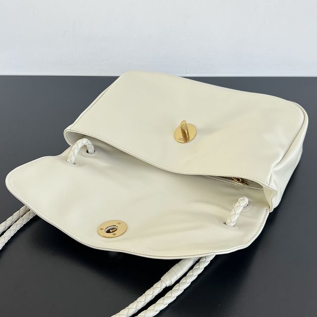 BV original lambskin madison shoulder bag 836296 sea salt