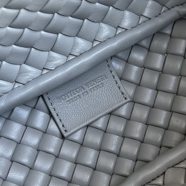 BV original lambskin small cobble top handle bag 805739 sterling