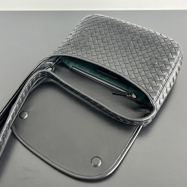 BV original lambskin veneto flap messenger bag 843836  