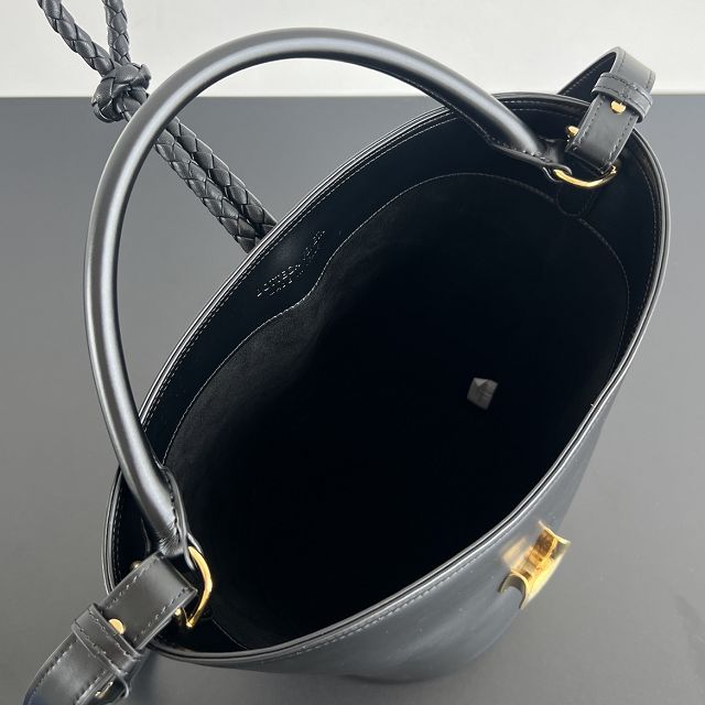 BV original calfskin large liberta bucket bag 806038 black