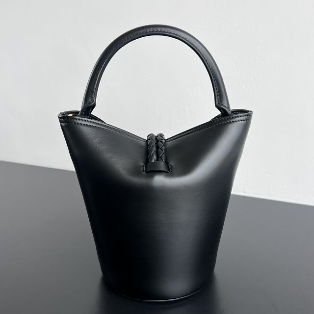 BV original calfskin small liberta bucket bag 815244 black