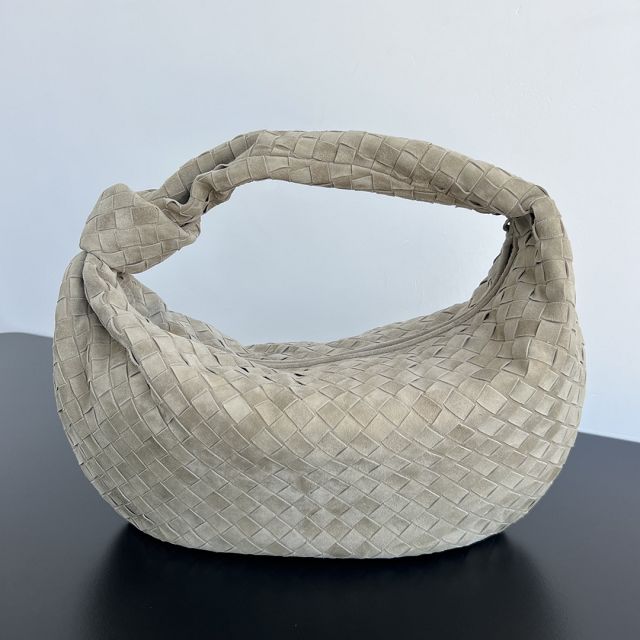 BV original suede large jodie hobo bag 600261 grey