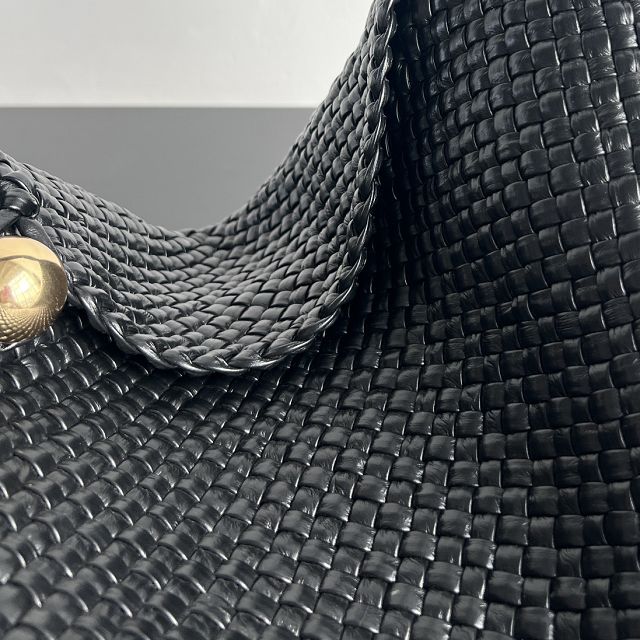 BV original calfskin large tosca hop bag 762635 black