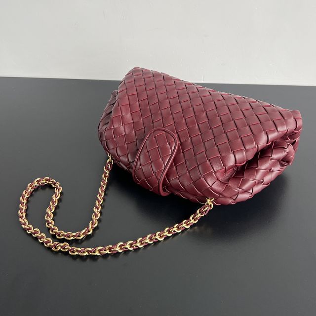 BV original lambskin medium lauren 1980 clutch 785807 barolo
