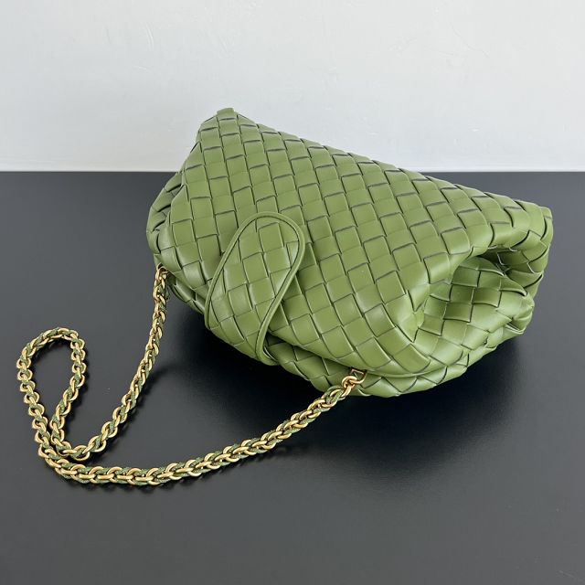 BV original lambskin medium lauren 1980 clutch 785807 matcha