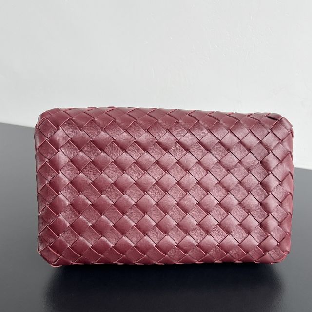 BV original lambskin medium parachute shoulder bag 835921 sapele