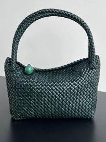 BV original calfskin medium tosca shoulder bag 716974 inkwell