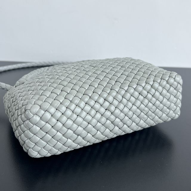 BV original calfskin small tosca shoulder bag 776755 agate grey