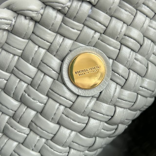 BV original calfskin small tosca shoulder bag 776755 agate grey