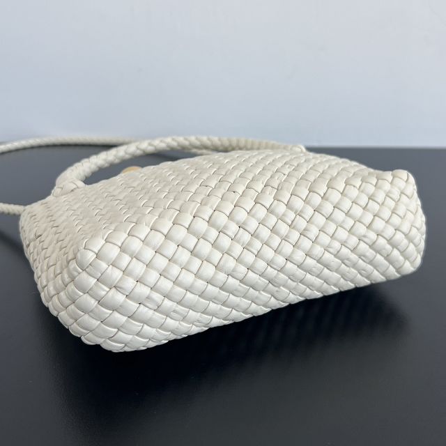 BV original calfskin small tosca shoulder bag 776755 ivory 