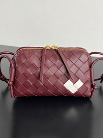 BV original lambskin concert pouch 794258 barolo