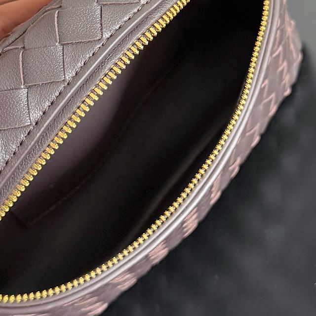 BV original lambskin small soft vanity case 843800 fondant