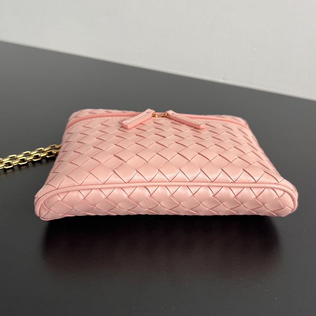 BV original lambskin small soft vanity case 843800 rose