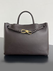 BV original calfskin medium andiamo bag 810214 fondant