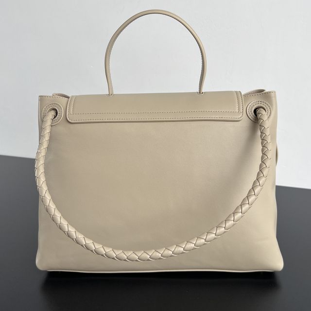 BV original calfskin medium ciao ciao bag 817231 ecru