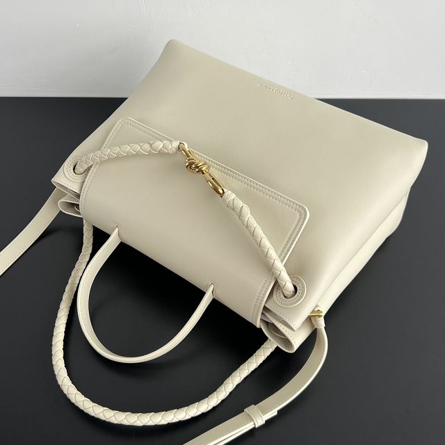 BV original calfskin medium ciao ciao bag 817231 sea salt