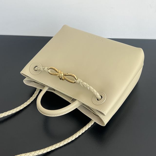 BV original calfskin small andiamo bag 810213 cream