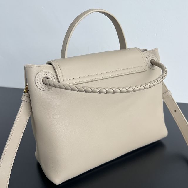 BV original calfskin small ciao ciao bag 835835 ecru