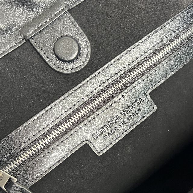 BV original lambskin biblioteca bucket 836020 black