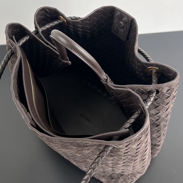 BV original suede large andiamo 743575 fondant