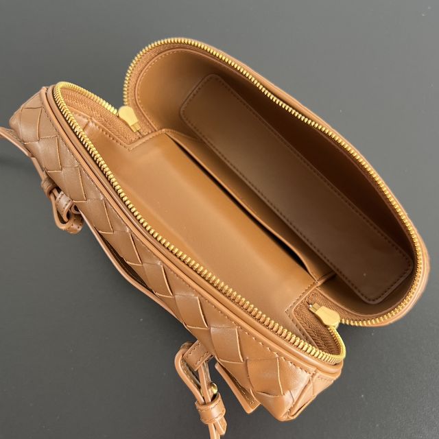 BV original calfskin bang bang vanity case 789109 chestnut