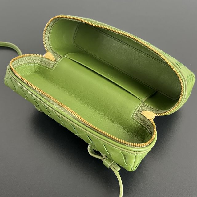 BV original calfskin bang bang vanity case 789109 matcha