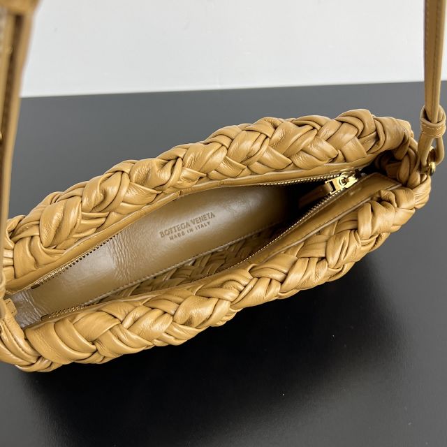 BV original calfskin cha-cha shoulder bag 785780 dark praline