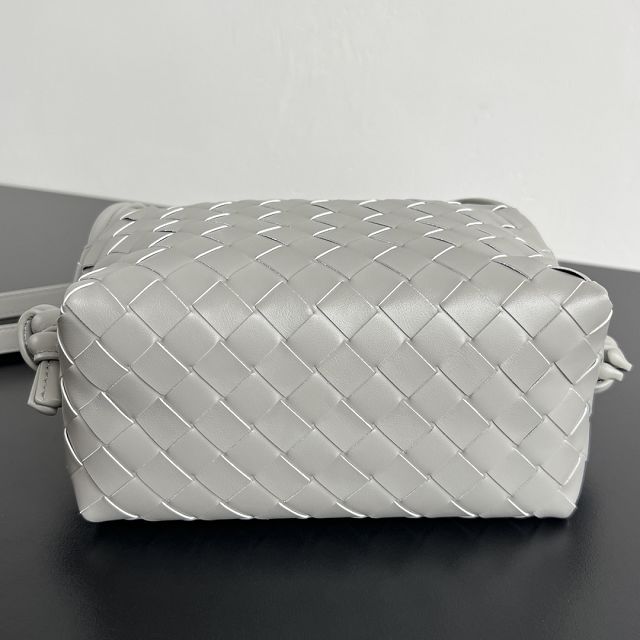 BV original lambskin loop top handle bag 796615 agate grey