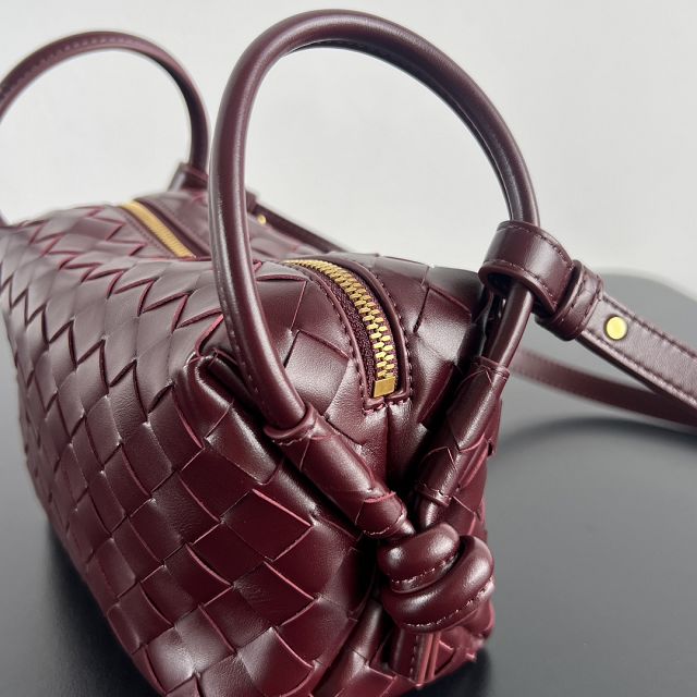 BV original lambskin loop top handle bag 796615 barolo