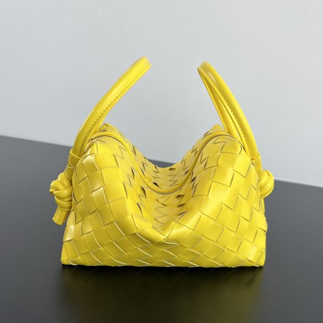 BV original lambskin loop top handle bag 796615 sulfur