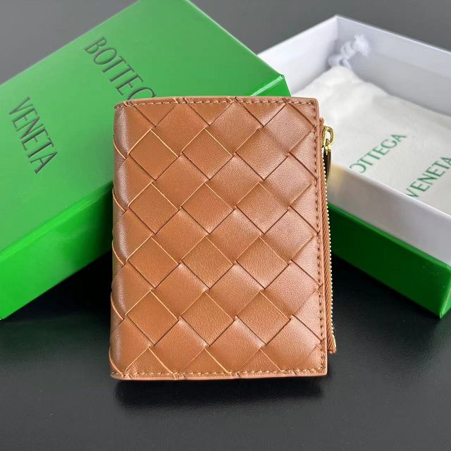 BV original lambskin small bi-fold wallet 742330 