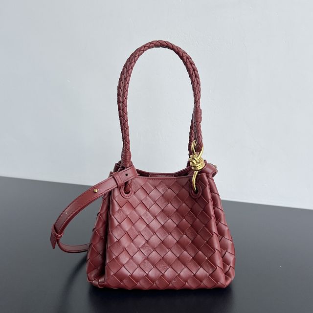 BV original lambskin small campana bag 796569 sapele