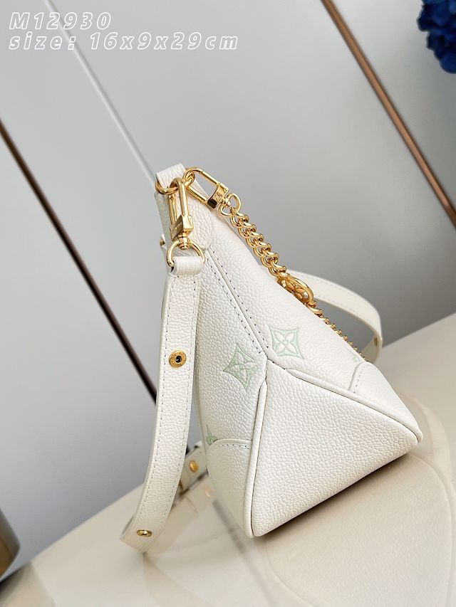 Louis vuitton original calfskin boulogne pm M27571 milky&green