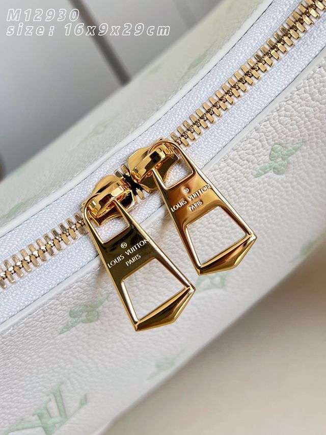 Louis vuitton original calfskin boulogne pm M27571 milky&green