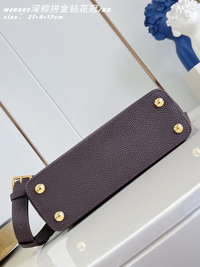 Louis vuitton original calfskin capucines BB M25404 datewood