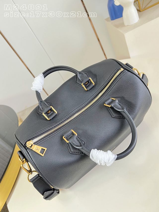 Louis vuitton original calfskin speedy soft 30 M24891 black