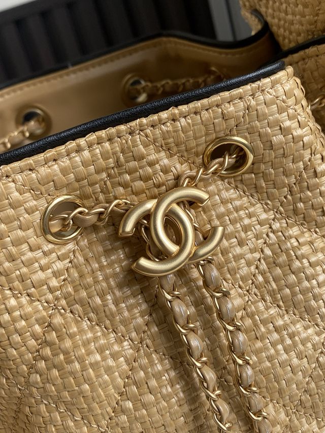 CC original raffia 25 small handbag AS5293 beige