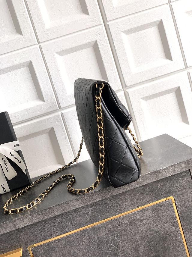 CC original calfskin large handbag AS5936 black