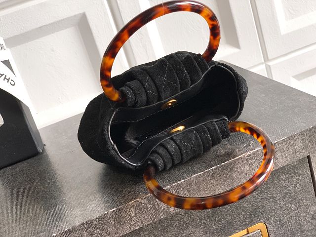 CC original suede calfskin mini pouch AP4981 black