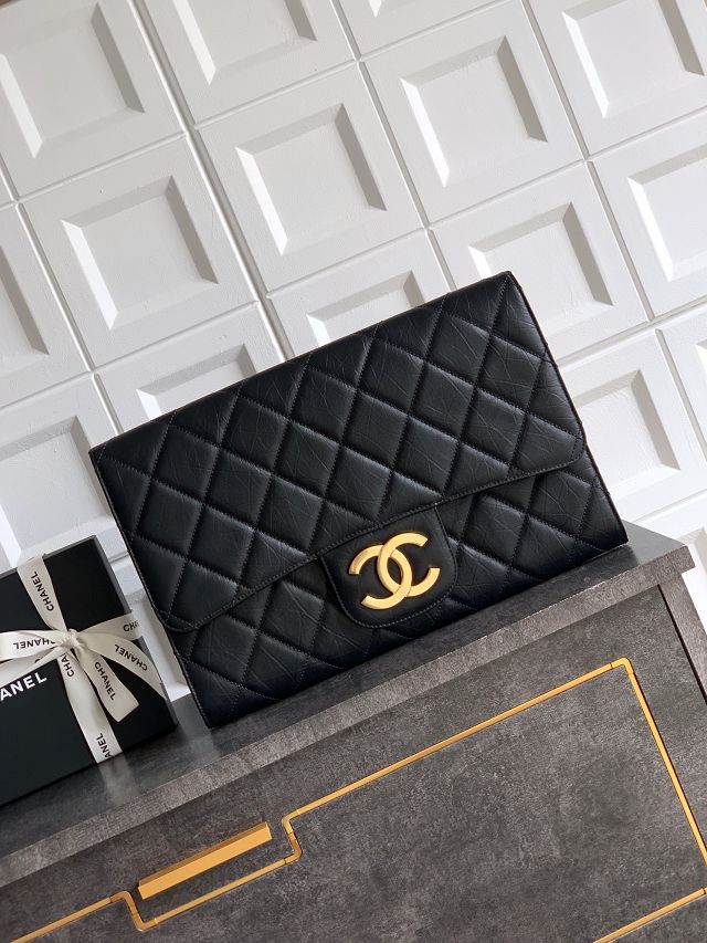 CC original aged calfskin clutch AP5213