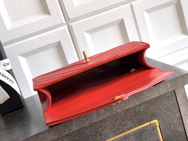 CC original lambskin clutch AP6044 red