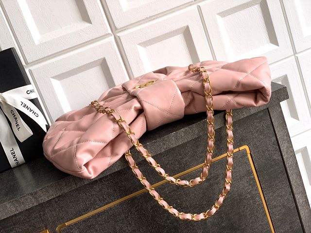 CC original lambskin large handbag AS5851 pink