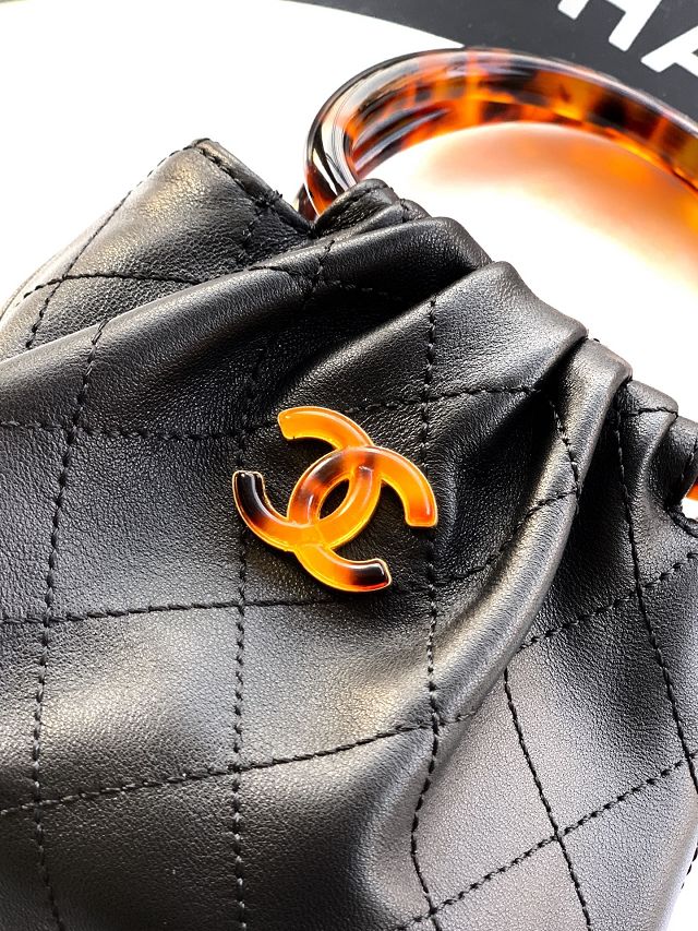 CC original lambskin mini pouch AP4981 black