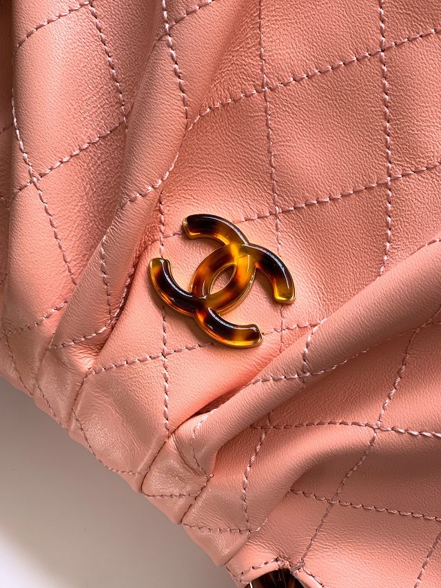 CC original lambskin small hobo bag AS6022 pink